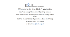 Desktop Screenshot of belf.org.uk