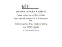 Tablet Screenshot of belf.org.uk